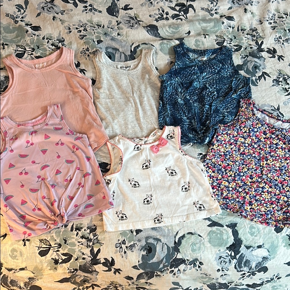 Assorted Summer Sleeveless Tops for Kids - Sz 3T
